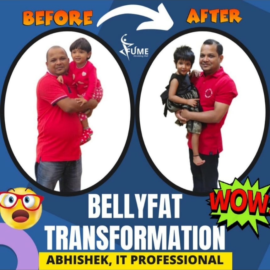 Abhishek — Belly fat transformation — IT professional